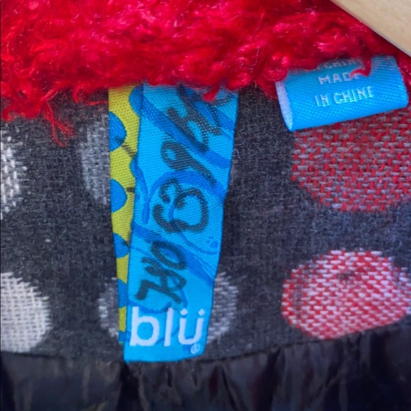 Blu Polka Dot petty coat sz 12 girls - Picture 9 of 11